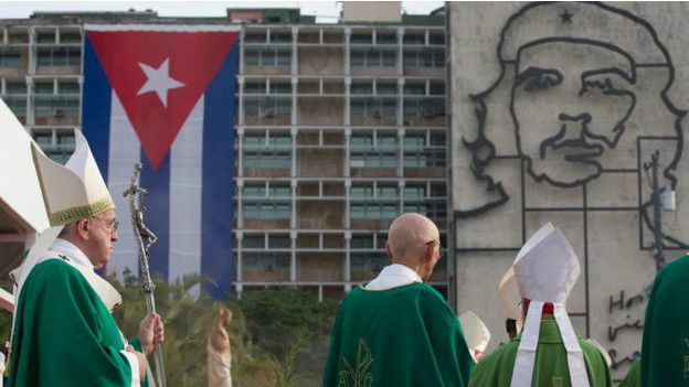 El papa Francisco en La Habana