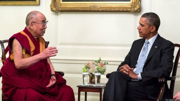 Tổng thống Obama gặp gỡ Đức Dalai Lama