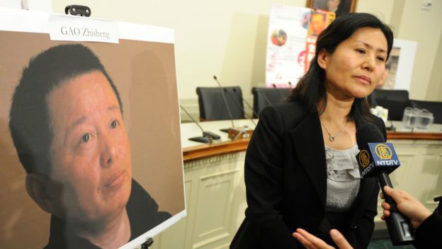 耿和在華盛頓出席中國人權問題記者會（資料圖片）