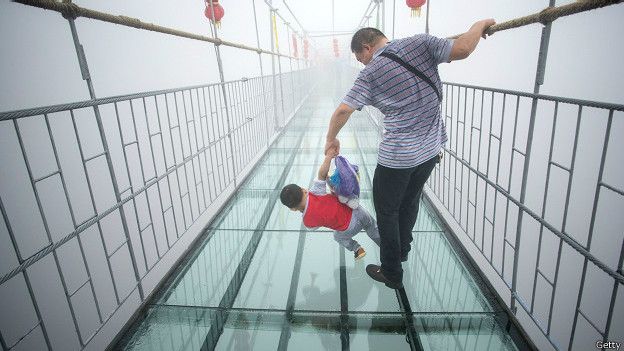 Puentes de vidrio en China