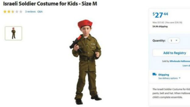 Ребенок в костюме солдата