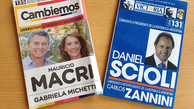 Las boletas de los candidatos