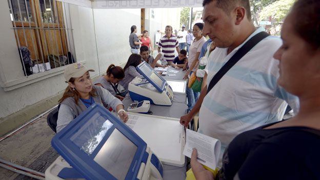 Máquinas de votación en Venezuela