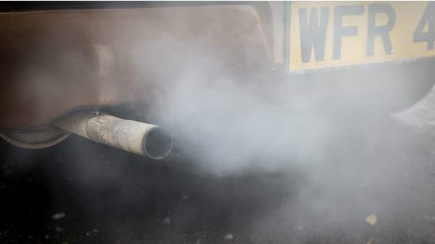 Contaminación por gases de los autos