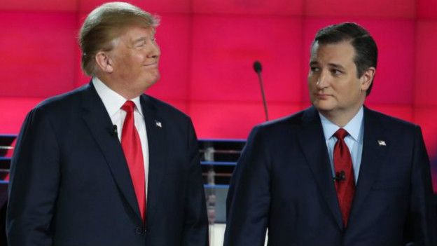 Дональд Трамп и Тед Круз