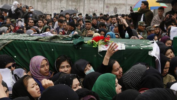 Funeral de civil afgano en Zabul