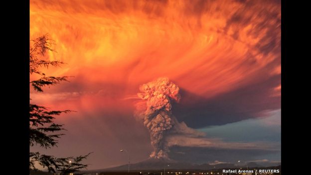 Erupción del volcán Calbuco
