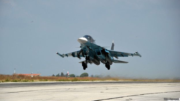 Российский самолет в Сирии