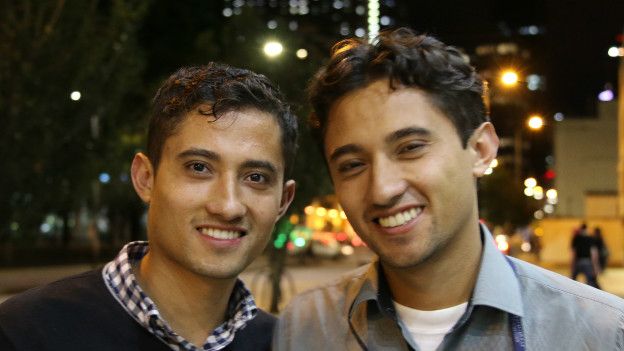 William (izq.) y Jorge