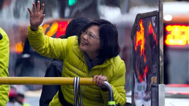 蔡英文在台北拉票（13/1/2016）