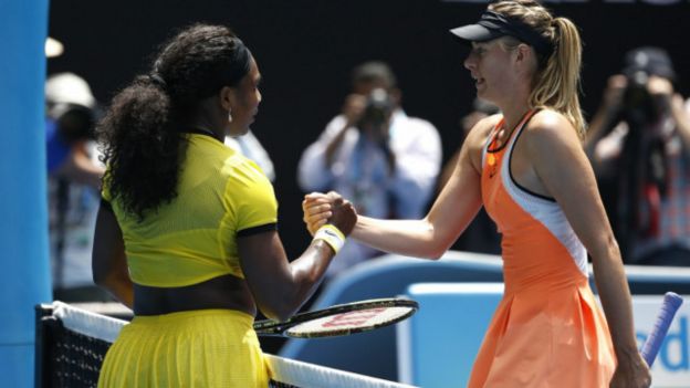 Серена Уильямс и Мария Шарапова