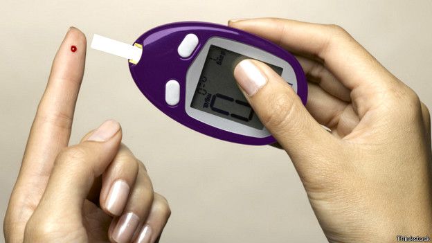 Test para medir el nivel de glucosa en la sangre