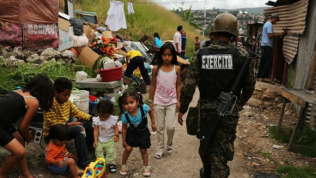 Soldado en Honduras