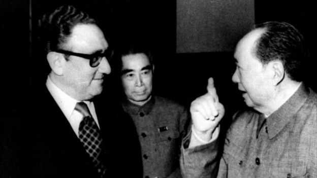 Kissinger y Mao Zedong