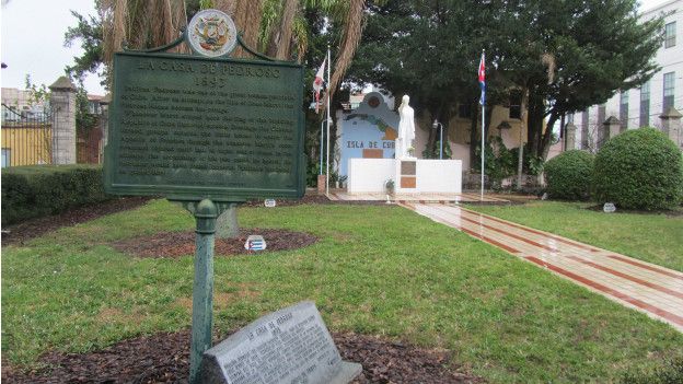 Parque José Martí, Ybor City, Tampa, febrero 2016