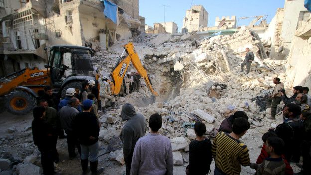 Алеппо в руинах