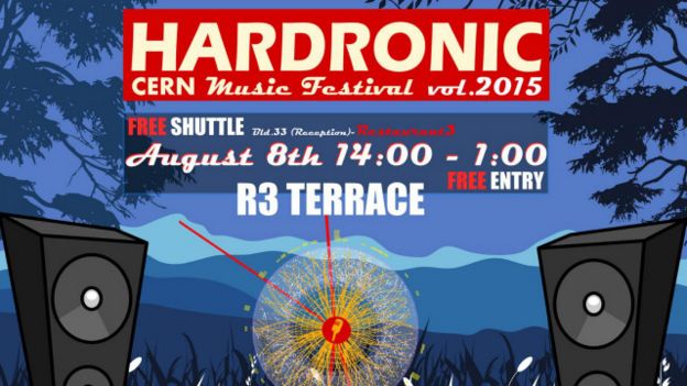 Afiche del Festival de Música del CERN