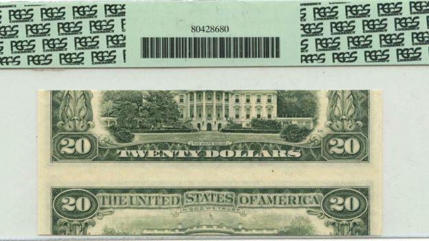 Un billete estadounidense de 1985