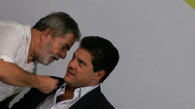 El empresario Roger Agnelli y el expresidente Lula da Silva