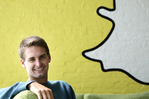 Evan Spiegel fundó Snapchat cuando tenía 23 años en 2011.