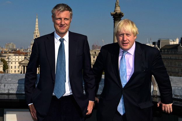 Зак Голдсмит и Борис Джонсон