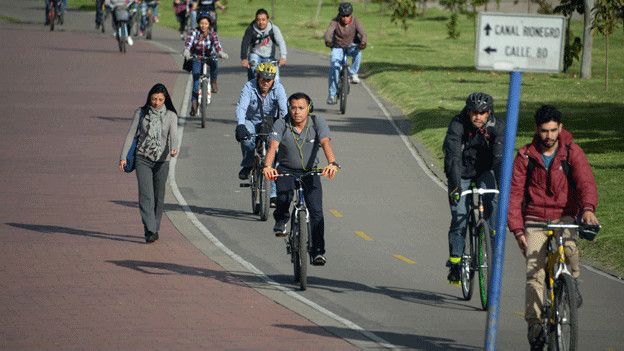 Bogotá es una de las ciudades de América Latina en donde más se usa la bicicleta.