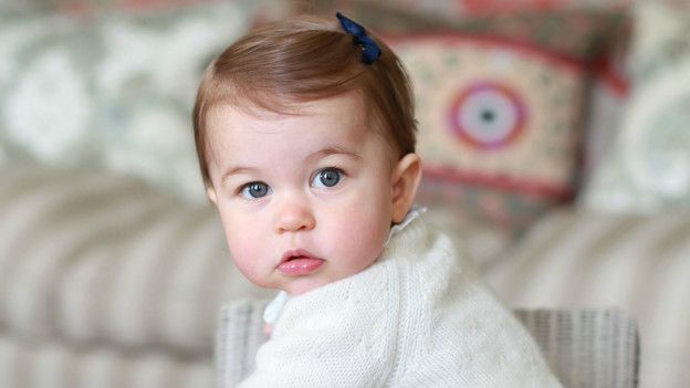 Фотография принцессы Шарлотты, сделанная ее матерью герцогиней Кембриджской