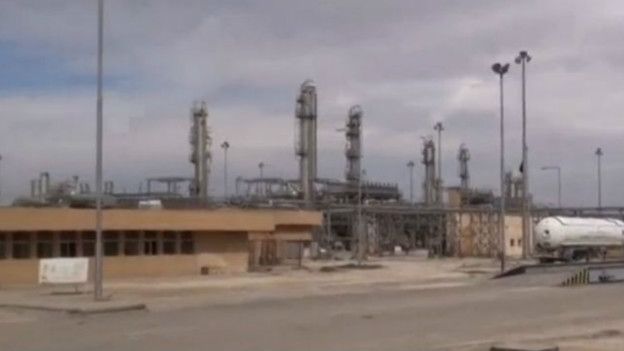 Planta de petróleo recuperada