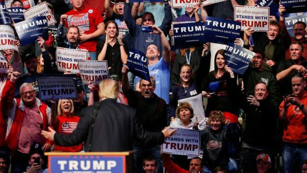 Trump en campaña