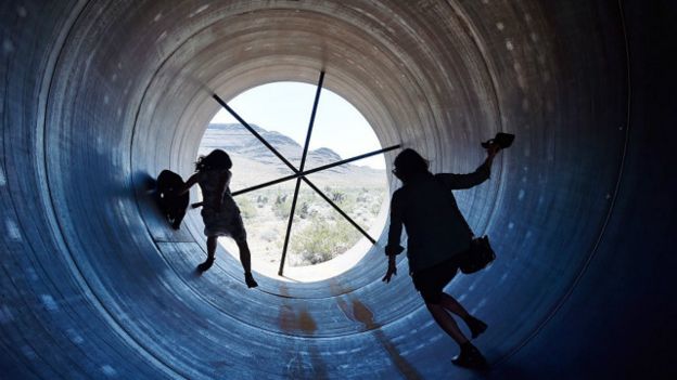 Un tubo del Hyperloop