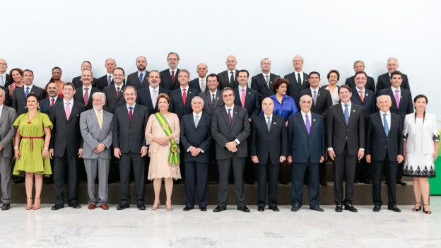 En el gabinete de Dilma Rousseff había seis ministras