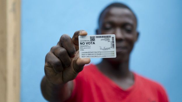 Muchos dominicanos con origen haitianos no pueden votar en las elecciones porque no tienen los papeles de identidad.  