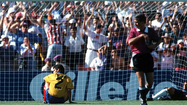 El momento del autogol de Escobar