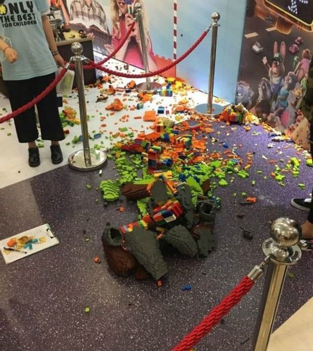 Escultura en pedazos