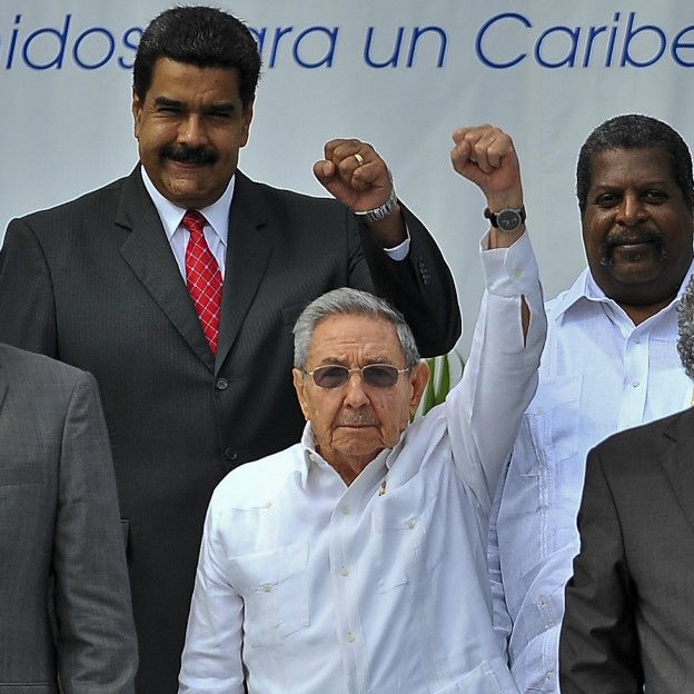 Nicolás Maduro y Raúl Castro
