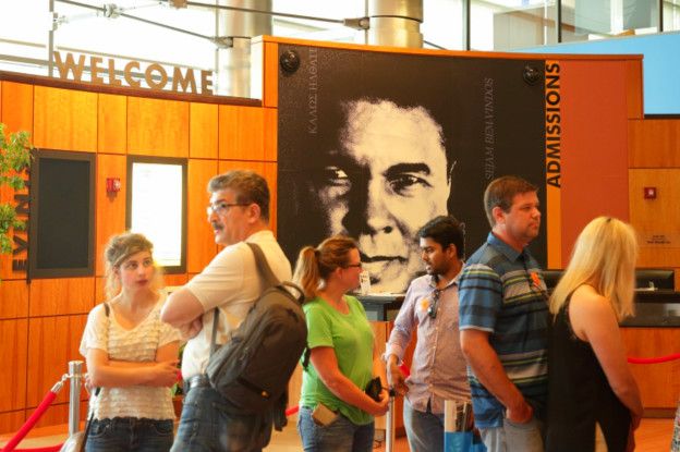 Поклонники боксера в Muhammad Ali Center