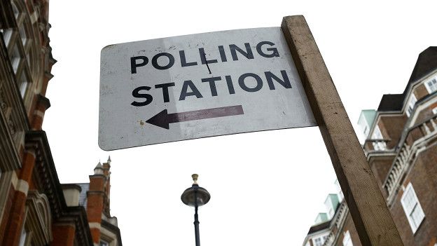 Избирательный участок в центре Лондона