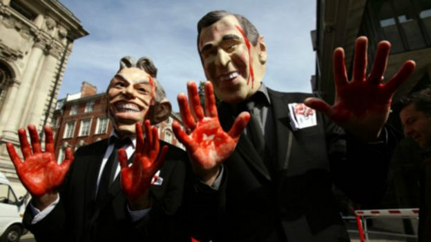 L'engagement du Royaume-Uni dans la guerre en Irak en 2003 avait été très controversé