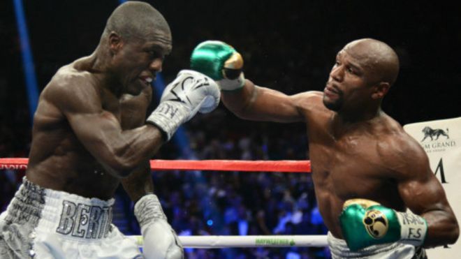 Andre Berto na Floyd Mayweather