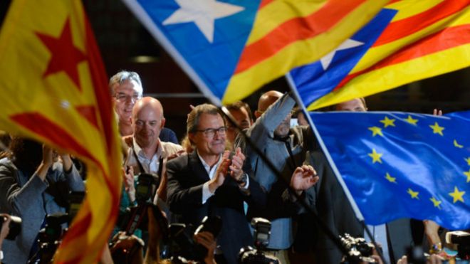 西班牙加泰羅尼亞選舉獨立派獲勝