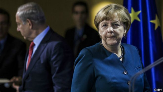 Merkel na Netanyahu