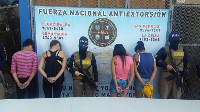 Niñas reclutadas por maras en Honduras