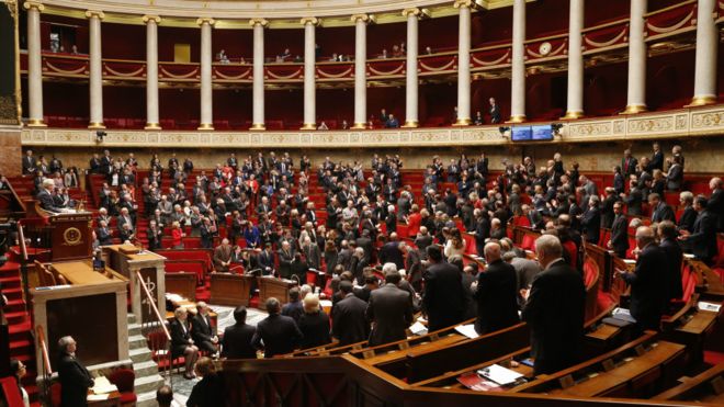 பிரான்ஸ் நாடாளுமன்றம் அவையின் தோற்றம்