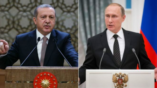روابط دو کشور پس از آن تیره شد که هواپیماهای ترکیه یک بمب‌افکن روسی را در منطقه مرزی سوریه سرنگون کردند