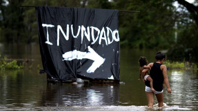 Inundación en Argentina