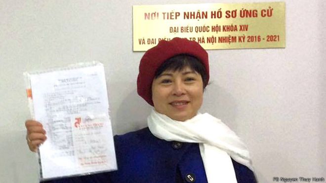 Ứng viên tự do Nguyễn Thúy Hạnh