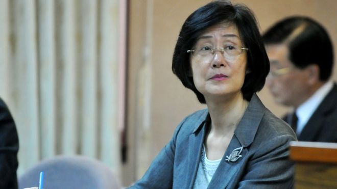 罗莹雪出席立法院会议（资料图片）