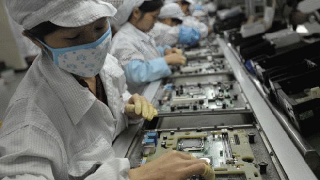 Рабочие Foxconn
