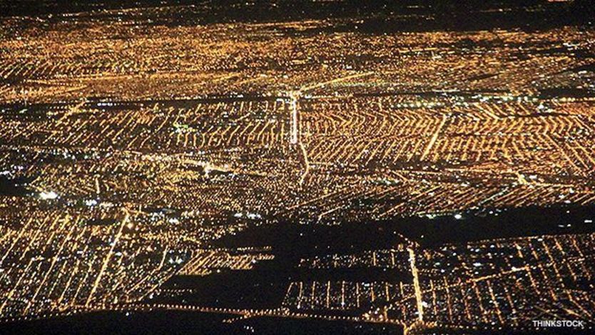 Buenos Aires de noche.