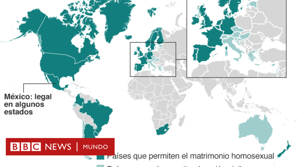 El Mapa Que Muestra Los 23 Países Que Han Legalizado El Matrimonio Gay 